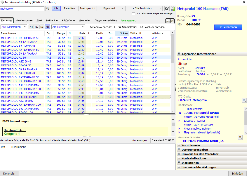 MEDICAL OFFICE -Medikamentendatenbank ABDATA