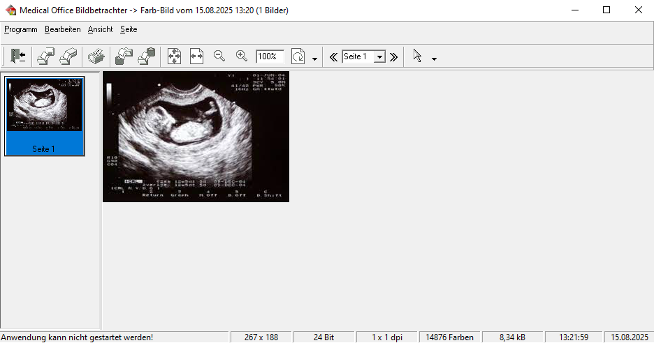 Das digitale Archiv in MEDICAL OFFICE - Bildbetrachter