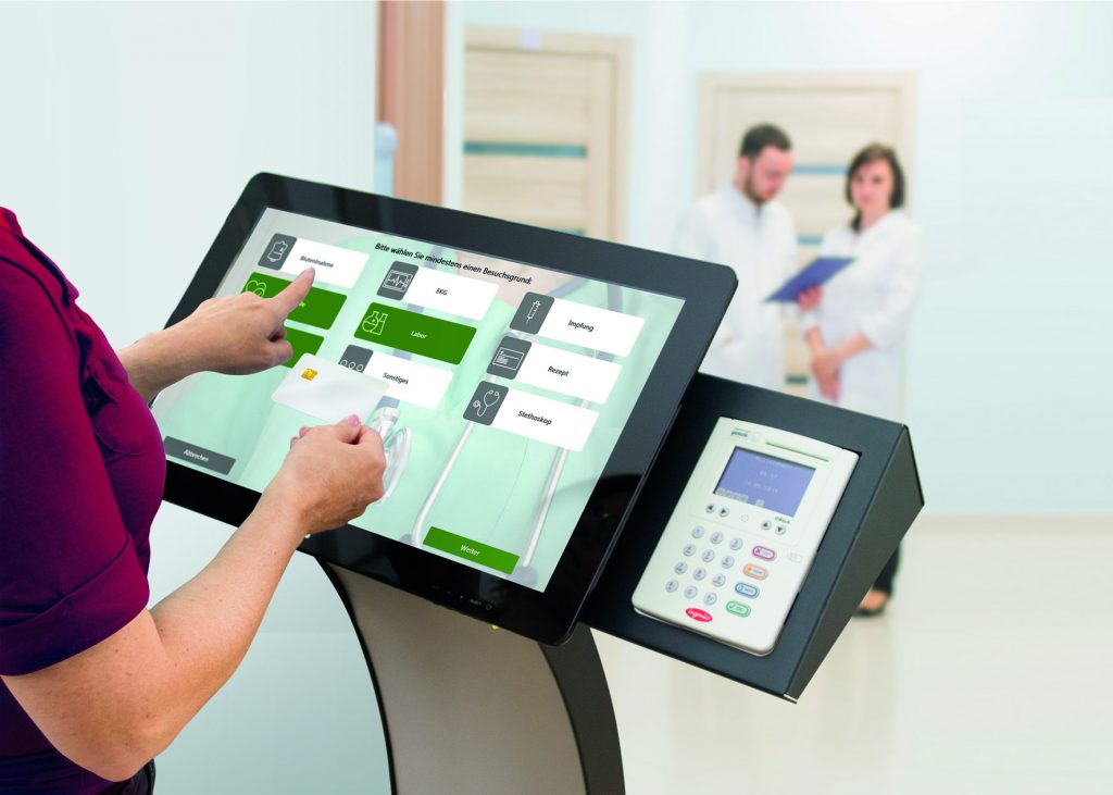 Patienterminal Praxissoftware MEDICAL OFFICE Anwendung