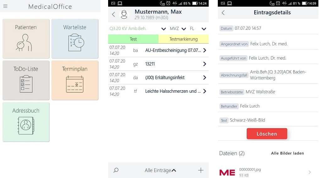 MedicalOffice App Arztsoftware