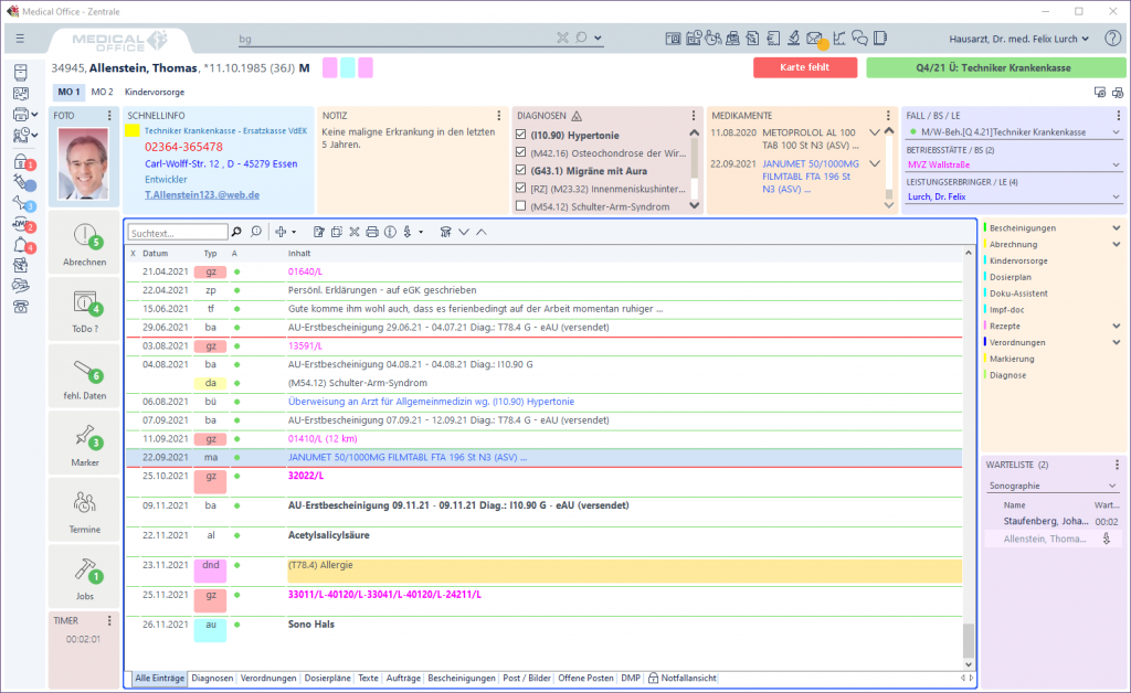 Neues Design für Praxissoftware MEDICAL OFFICE