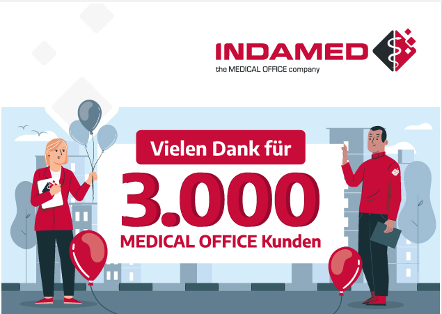 3.00 zufriedene MEDICAL OFFICE Kunden