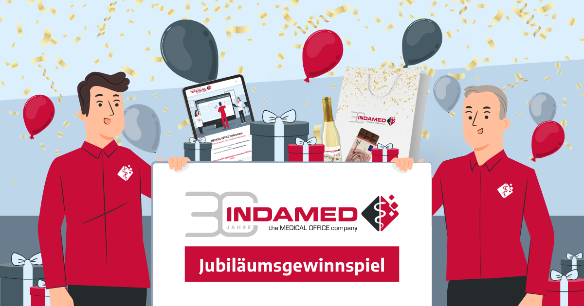 Jubiläumsgewinnspiel INDAMED