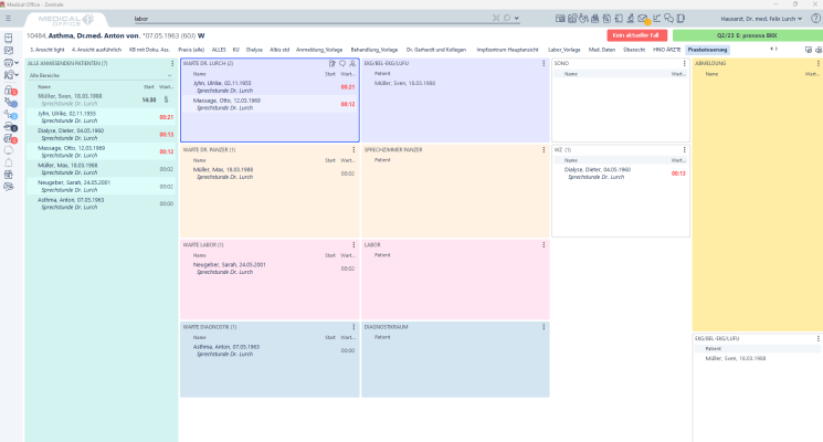 MEDICAL OFFICE Modul Organisation Terminplan
