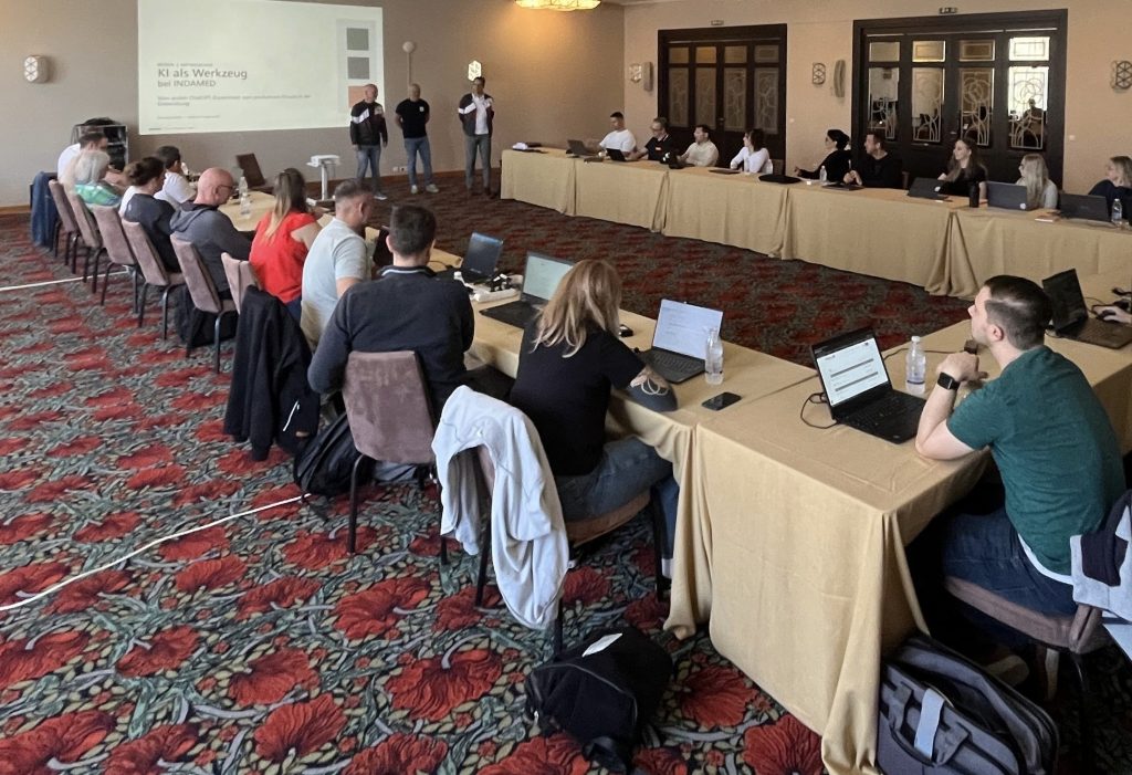INDAMED Entwicklermeeting 2026 - Working Session in großer Runde