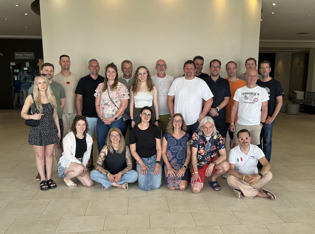 INDAMED Entwicklermeeting 2026 - Teamfoto