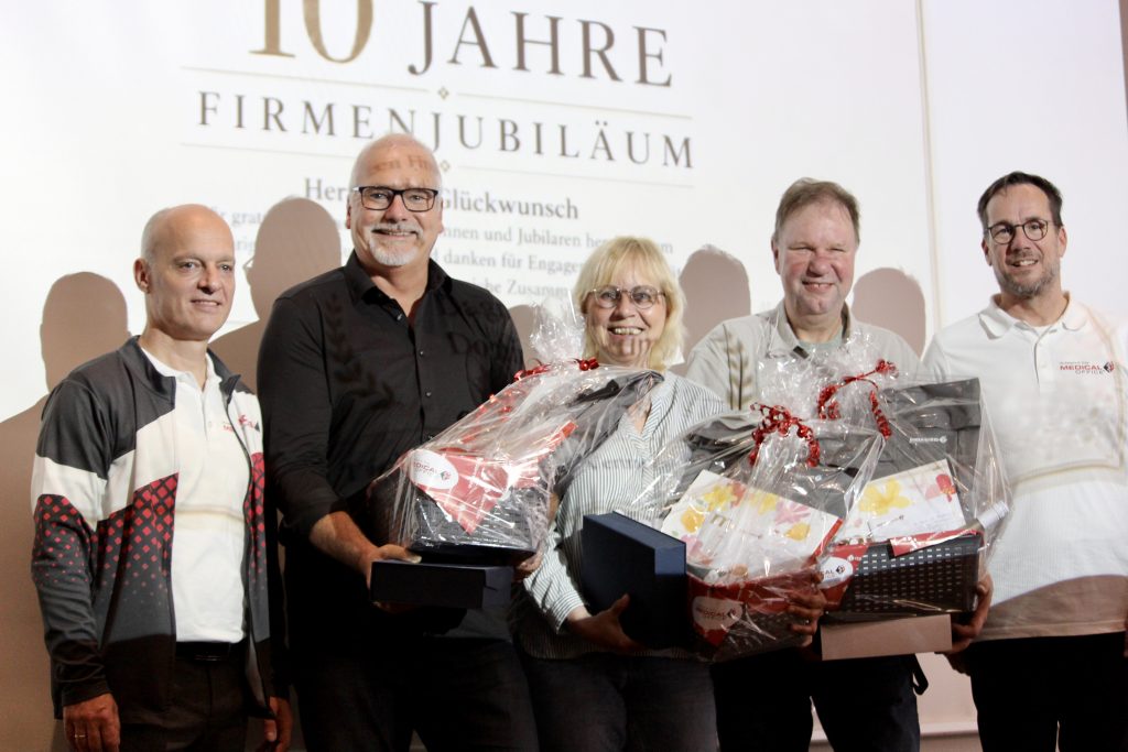 INDAMED-Firmentagung 2026 - Jubilare: 10 Jahre Betriebszugehörigkeit
